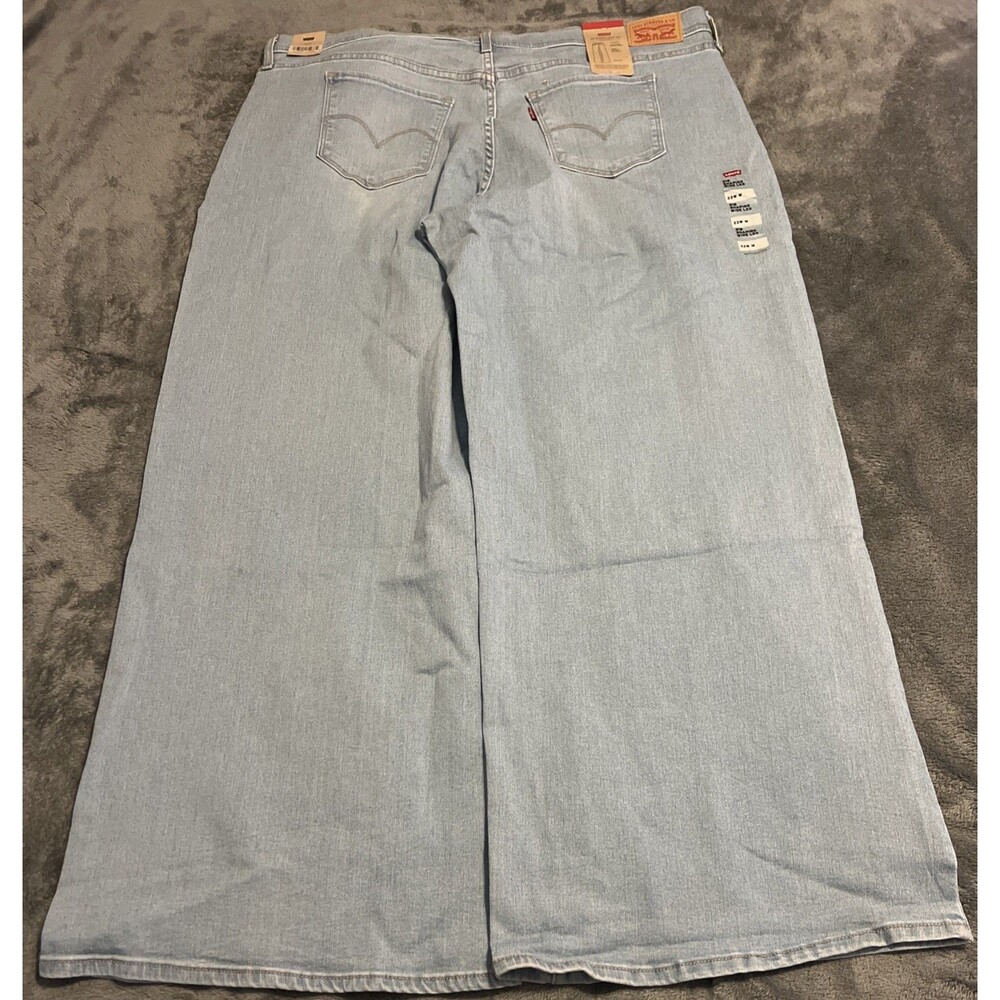 SIZE 22W Levi's 318 Shaping Wide Leg Jean Women Blue Stretch Denim - Picture 9 of 11